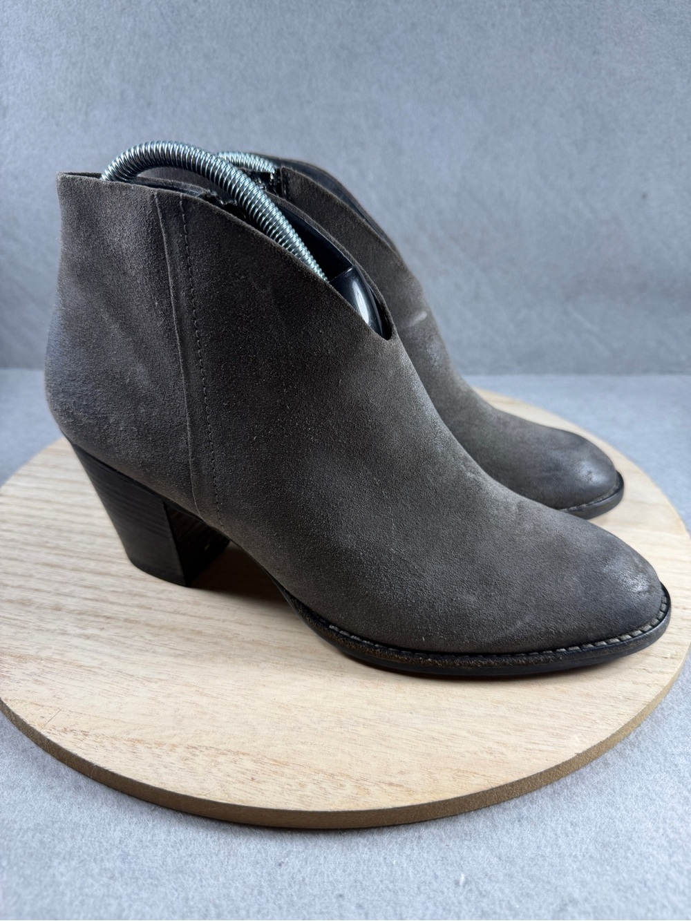 Paul Green Delgado Gray Suede Ankle Boots Women’s UK 7.5 / Approx US 10